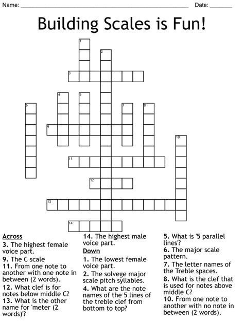  The Crossword Solver found 30 answers to "Scale unit", 4 letters crossword clue. The Crossword Solver finds answers to classic crosswords and cryptic crossword puzzles. Enter the length or pattern for better results. Click the answer to find similar crossword clues . Enter a Crossword Clue. 